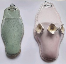 2 Audrey Guilleret Stile Pottery Wall Pockets