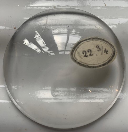 Verge pocket watch glass - verge,