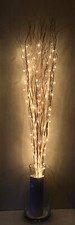 100 Fairy Lights | 140cm Willow Branches | Indoor Mains | Decorative No.2