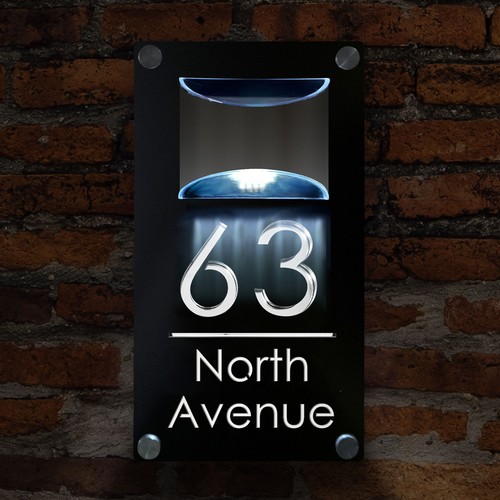 Personalised house number - house,