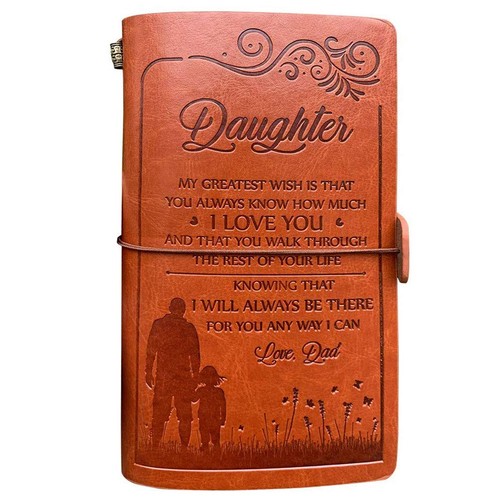 Leather journal dad - journal,