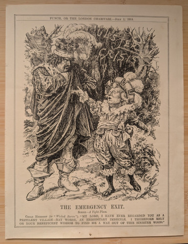 Vintage punch cartoon print - vintage,