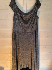 ladies lovely off shoulder dress with dipped hem at back from F&F size 16