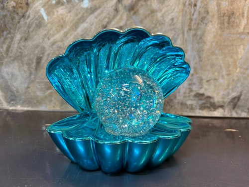 Iridescent clam shell pearl - shell,