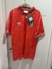 Wales Retro Football Shirt Red