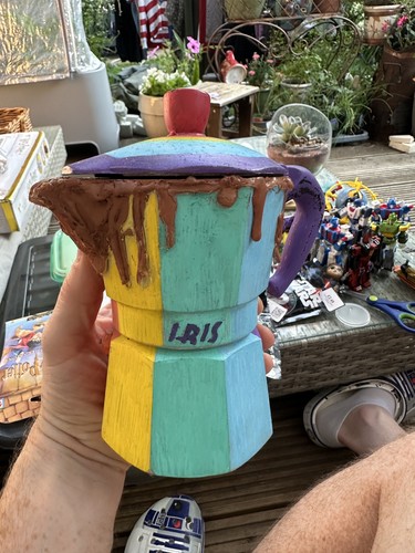 Upcycled bialetti espresso - upcycled,