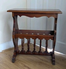 Vintage Wooden Magazine Rack