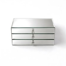 Mirrored Glass Jewelry Box 3