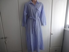 ZARA BLUE & WHITE STRIPED