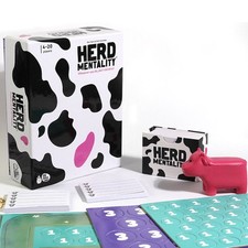 Herd Mentality: The Udderly Addictive Kids Family Board Game 6 Players age 10+