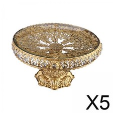 Gold Glass Serving Tray Luxury