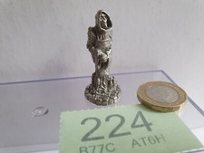DISCWORLD DEATH WITH FRYING PAN PEWTER MINIATURE POLISHED TERRY PRATCHETT OOP