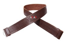Scottish Leather Kilt Belt