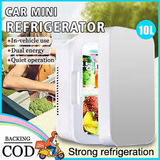 10L Mini Fridge Table Top Electric Cooler Portable Bedroom Ice Box Office Car UK