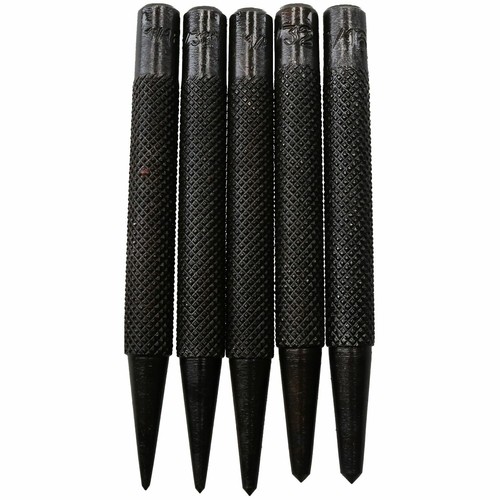 5pc steel centre punch metal - centre,