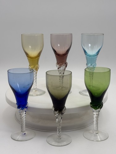 Vintage coloured glass - coloured,