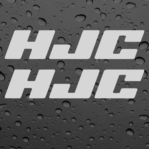 Hjc white graphics - hjc,