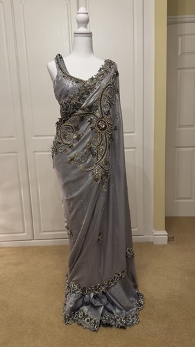 Silver shimmer pre pleated - shimmer, pre-pleated