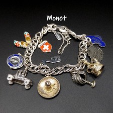Monet Silver Tone Charm