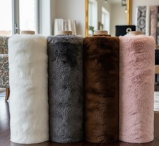 Luxury faux fur rolls