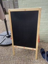IKEA MÅLA Easel Softwood White and Black Board for Kids