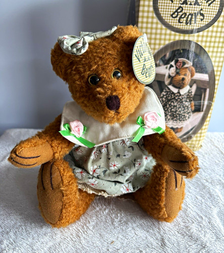 Victorian bears brown plush - bears,