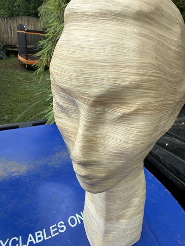 Faceless wooden mannequin - faceless, head