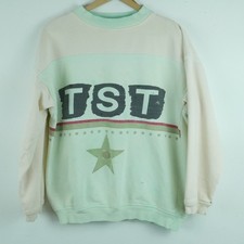 Ton Sur Ton Crewneck Sweatshirt THRASHED Colorblock 90s Club Pullover Pastel 80s