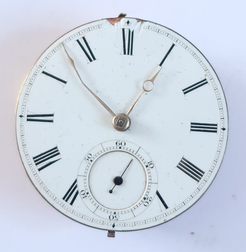 Antique pocket watch movement