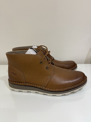 Clarks mens boots 5 brown - uk, 9.5