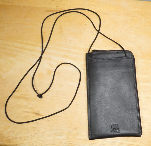 Mywalit black leather travel - black,