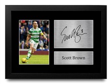 Scott Brown Signed A4 Framed