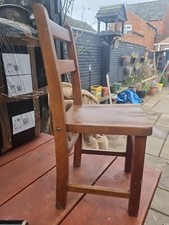 Vintage Wooden Childrens Chair