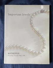 Sotheby’s Important Jewels Hong Kong 1996 Catalogue Scrapbooking Beautiful Pics