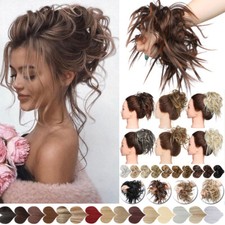 Curly Messy False Hair Bun