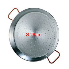 28cm Paellera Valenciana - Spanish POLISHED STEEL PAELA PAN  Authentic Spanish