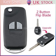 Upgrade Flip Key Fob Case For Suzuki Grand Vitara Swift Liana SX4 Vauxhall Agila