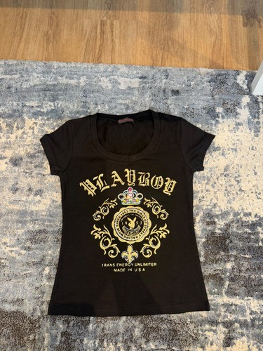 Playboy black shirt with - t,