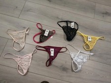 BNWT Lace G String Thongs Size 6-8 x 7 Bundle 2