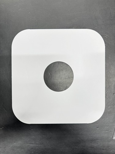 Vinyl white paper rounded - 12",