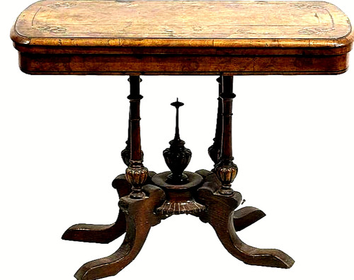 Antique victorian burr walnut - antique,