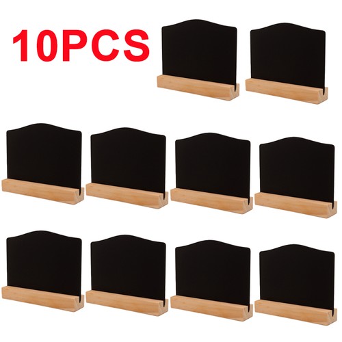 10x wooden mini blackboard - 10x,