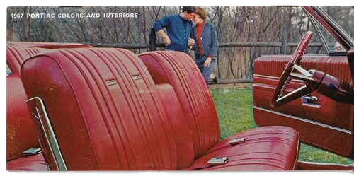 Pontiac colour trim 1967 usa - pontiac,