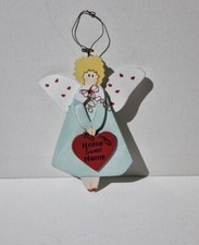 Vintage Style, Wooden Hanging Fairy Plaque, Home Sweet Home 