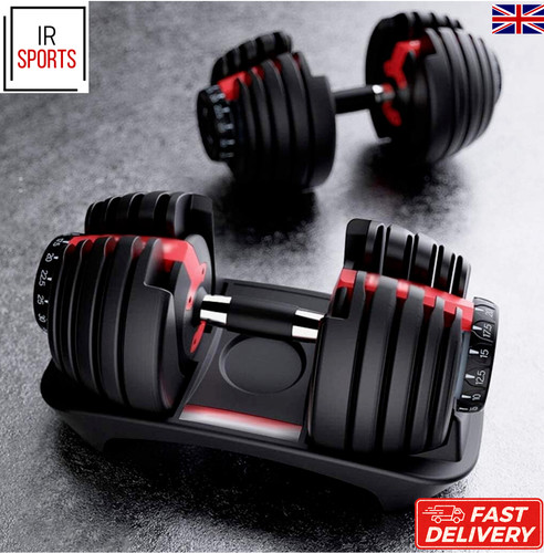 Adjustable dumbbells set - dumbbells,