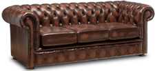 Chesterfield Three Seater Sofa