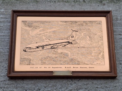 Vintage copper etching - vc,