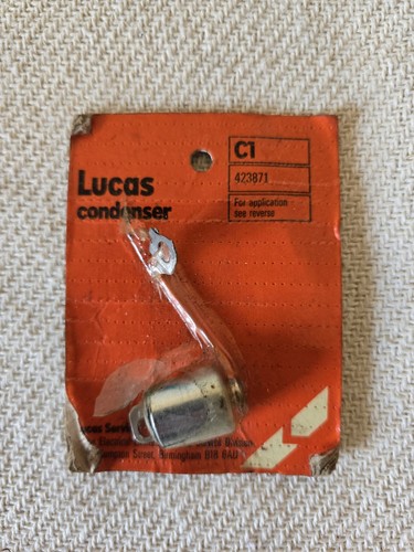 Vintage lucas condenser - lucas, c1