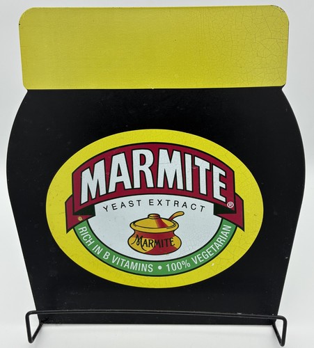 Marmite metal cookbook - cookbook, stand