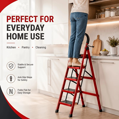 Folding ladder 4 5 - folding, 2/3/4/5-step